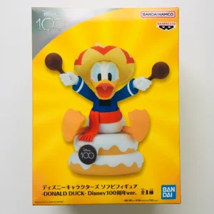ドナルドダック ディズニー キャラクターズ ソフビ フィギュア 100周年 ver. DONALD DUCK Disney Figure