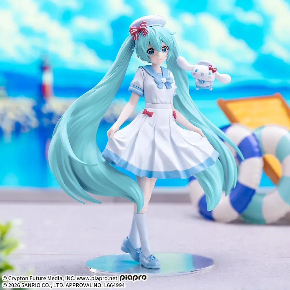 【新品未開封】『初音ミク』 XStellar‐初音ミク×シナモロール‐ Summer Ver. フィギュア